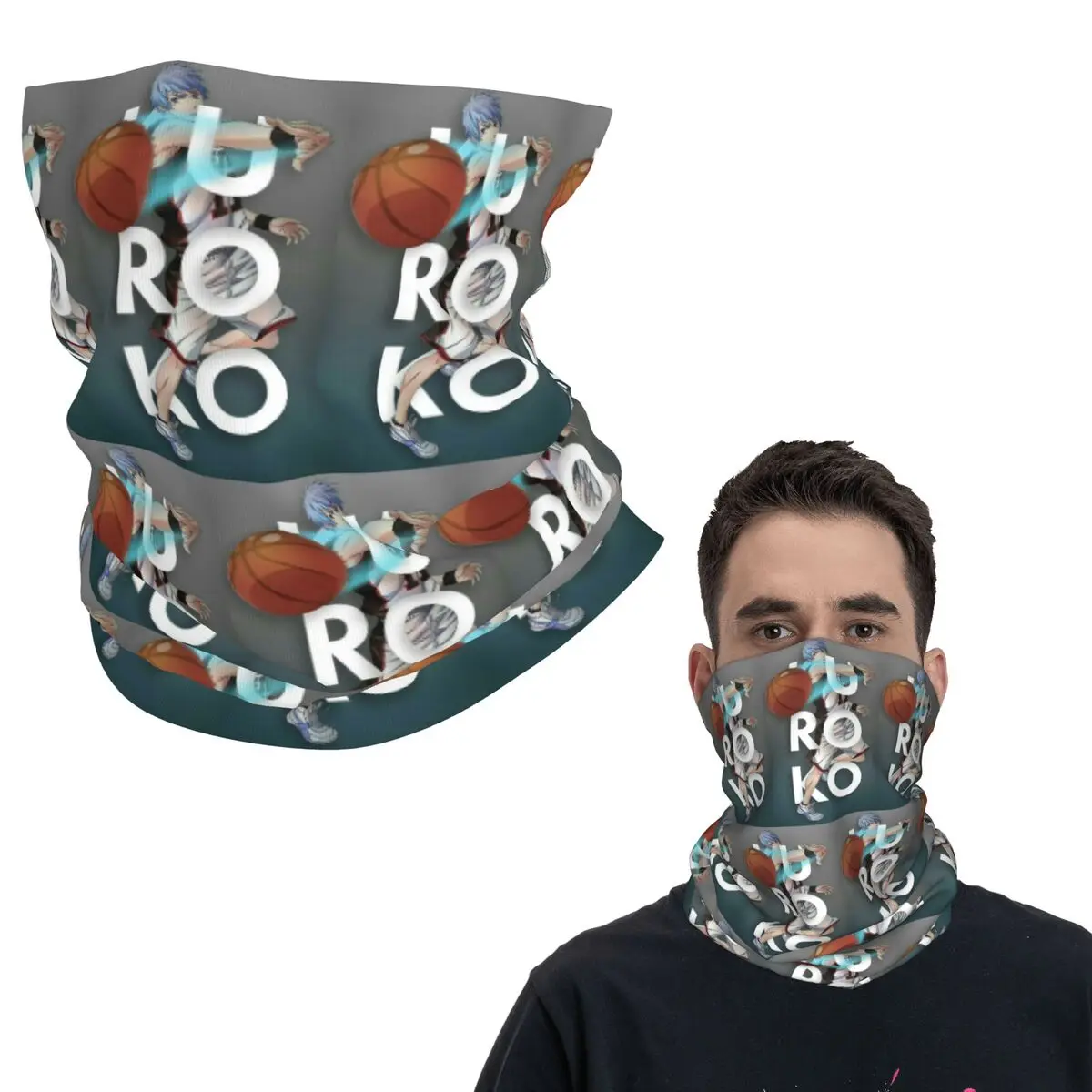 

Баскетбольный шарф Kuroko No Basket в стиле аниме, бандана на шею, шарф с принтом, многофункциональный велосипедный шарф, велосипедный шарф унисекс для взрослых