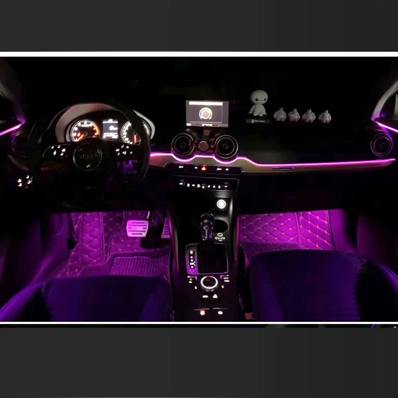 32 Color led Ambient light Lamp Fit For Audi 2018-2020 Q2L Front Air Vent Atmosphere Advanced Light Decoration lamp