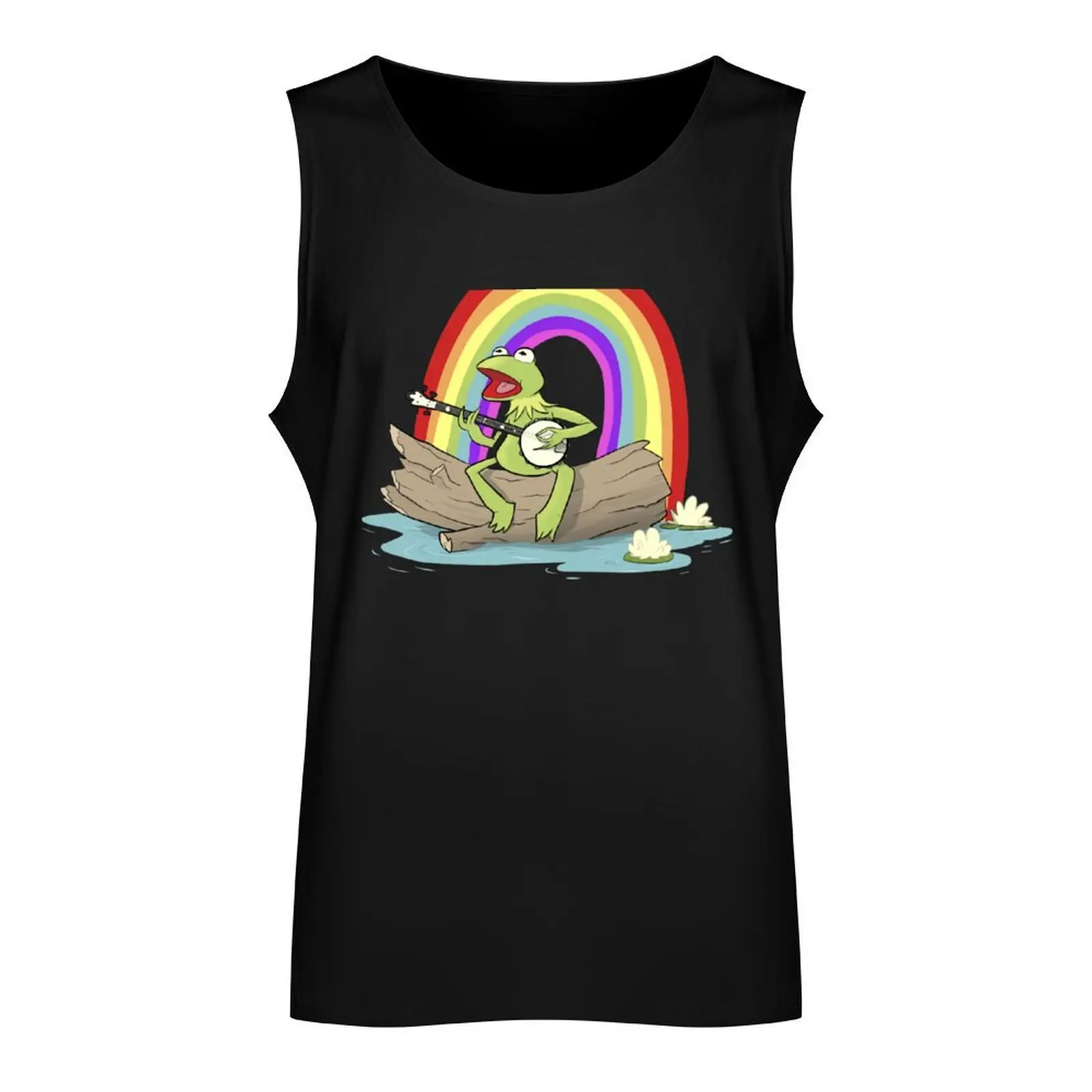 Rainbow Connection Tank Top Fitness men clothing bodybuilding t shirt T-shirt sports