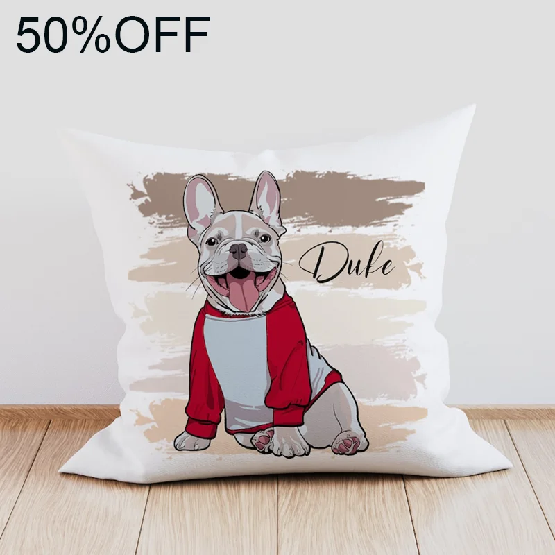 

Custom Hand Drawn Pet Pillow Personalised Pet Portrait Perfect Gift for Dog Lovers Memorial Keepsake High Definition Pet Vector