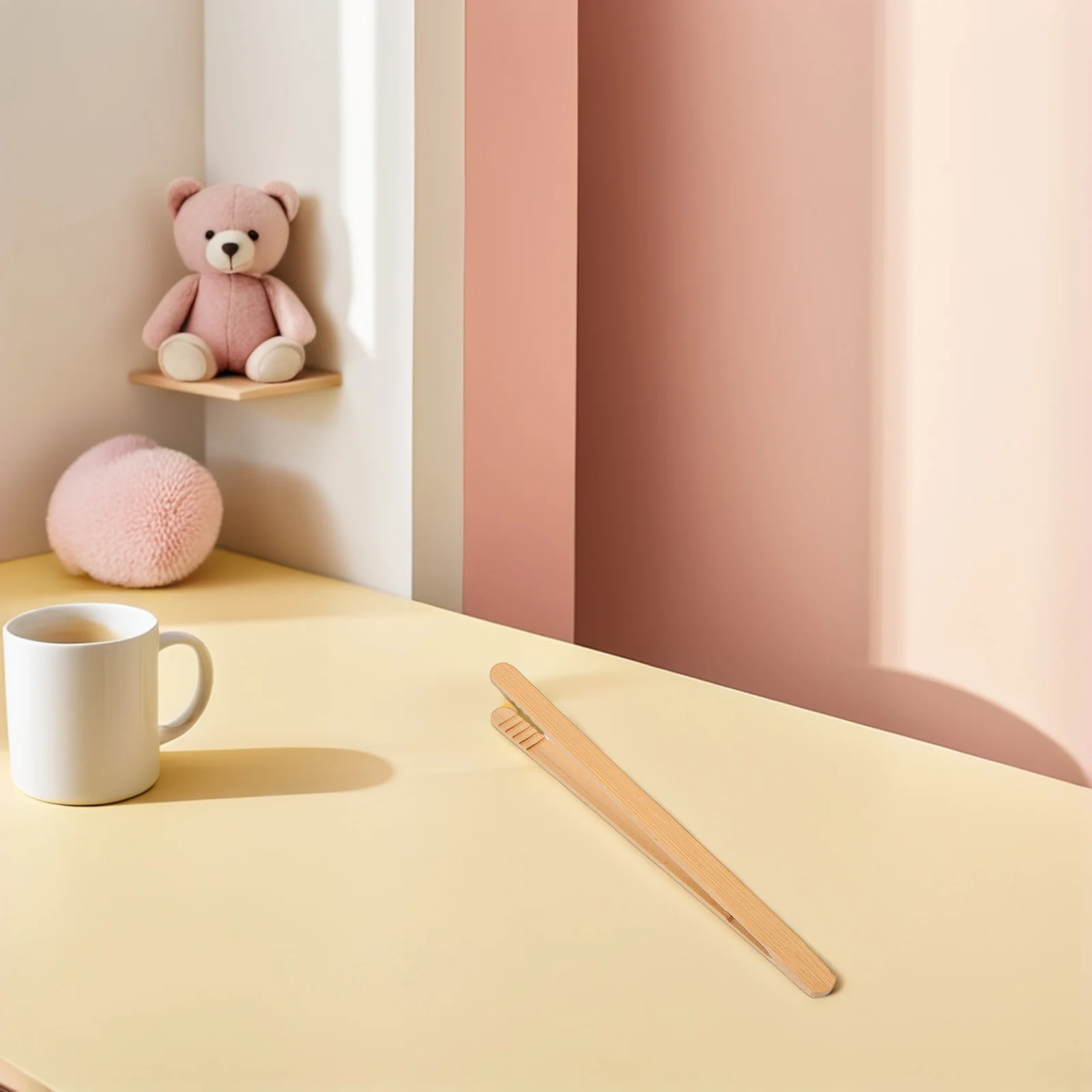 

12Pcs Bamboo Tweezers Montessori Fine Motor Tools for Kids Bead Picking Tongs Sorting Sensory Bins