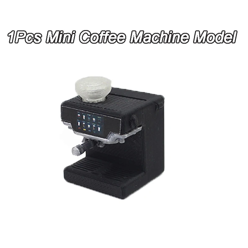 1:12 Scale Miniature Dollhouse Coffee Machine Accessories Dollhouse Miniature Coffee Machine Model Doll Furniture Play Mini Toy