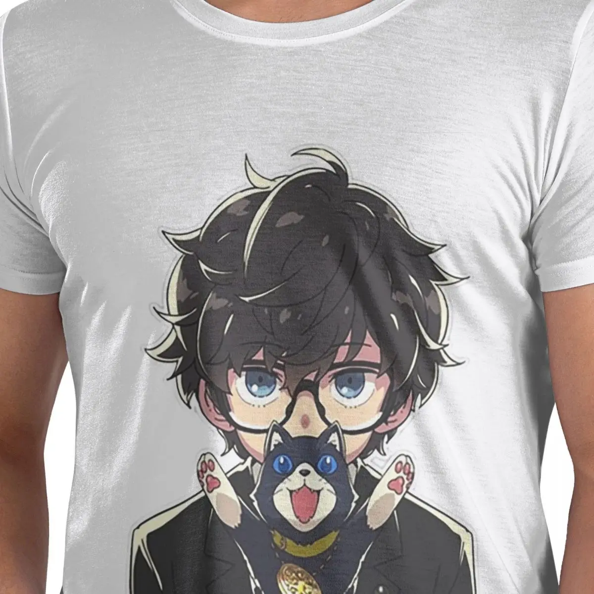 

Morgana Personal 100% Cotton T-Shirt Men's Oversized T Shirts Men Round Neck Short Sleeve S-6XL