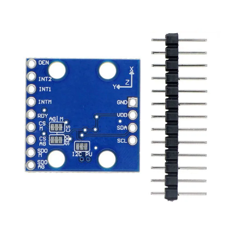 GY-LSM9DS1 9-Axis Sensor Module - High-Accuracy Accelerometer, Gyroscope, Electronic Compass for Drones/Robotics