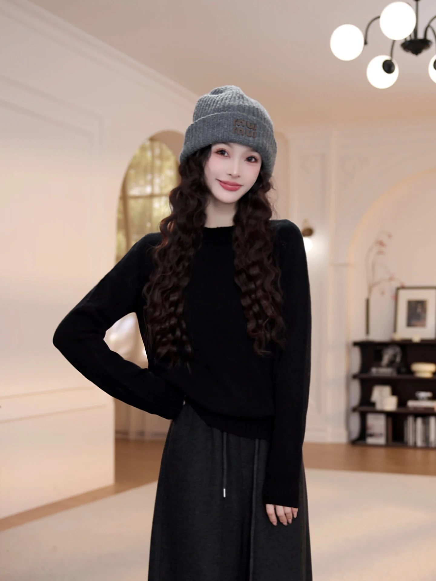 

Новый вязаный свитер Bla round Ne Long Sve, облегающий, повседневный, для осени и зимы, базовый слой, удобный, мягкий, из хлопка...