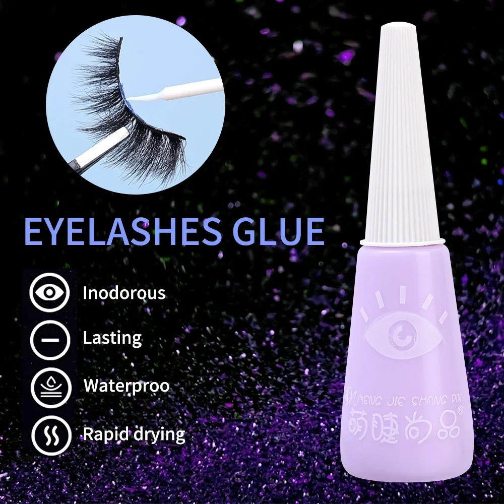 Eyelash Glue Waterproof Long Lasting Quick Dry Adhesive False Lash Glue Clear Makeup Fake Eyelashes Extension Glues Cosmetics