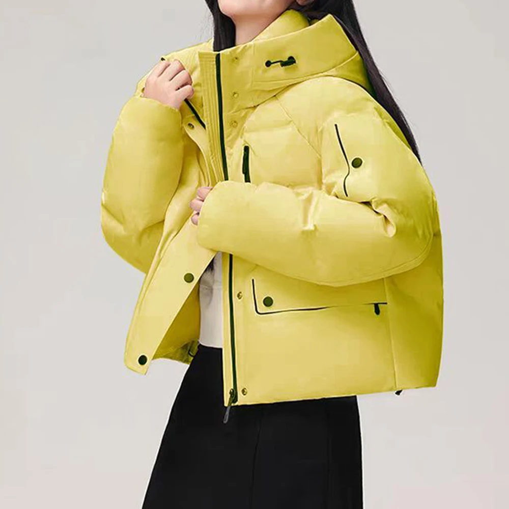 

Стеганая одежда, новые модели 2025 года популярны в этом году, утепленные теплые хлопковые куртки, женские зимние короткие модели.