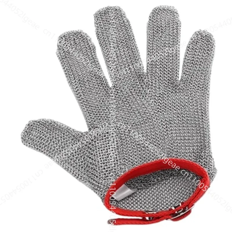 

Anti-cutting steel ring gloves Five-finger anti-cutting and fish-killing stainless steel anti-cutting and anti-puncture gloves