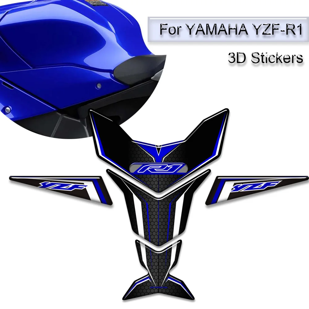 

Наклейки на бак, наклейки на газовое топливо для YAMAHA YZF-R1 YZFR1 YZF R1, масляный комплект мотоцикла, наколенник, защитные наклейки на крыло