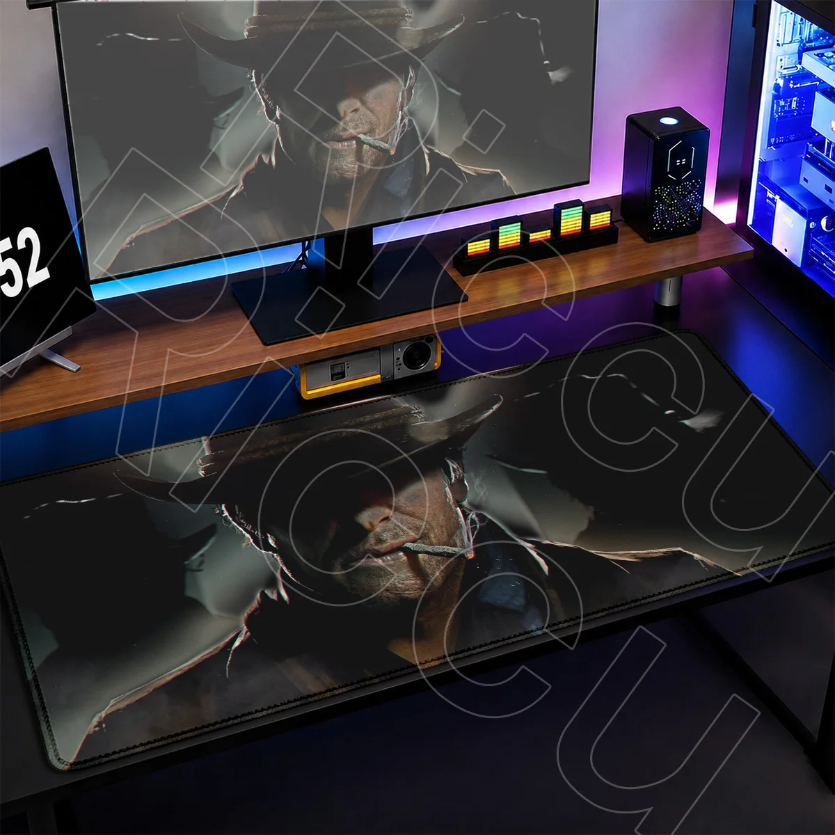 Red Dead Redemption 2 Gaming-Tapete Mauspad XXL Notebook Gummi-Schreibtischauslegematte 900x400mm HD-Druck Anime Waschbares Mauspad – Detail 18