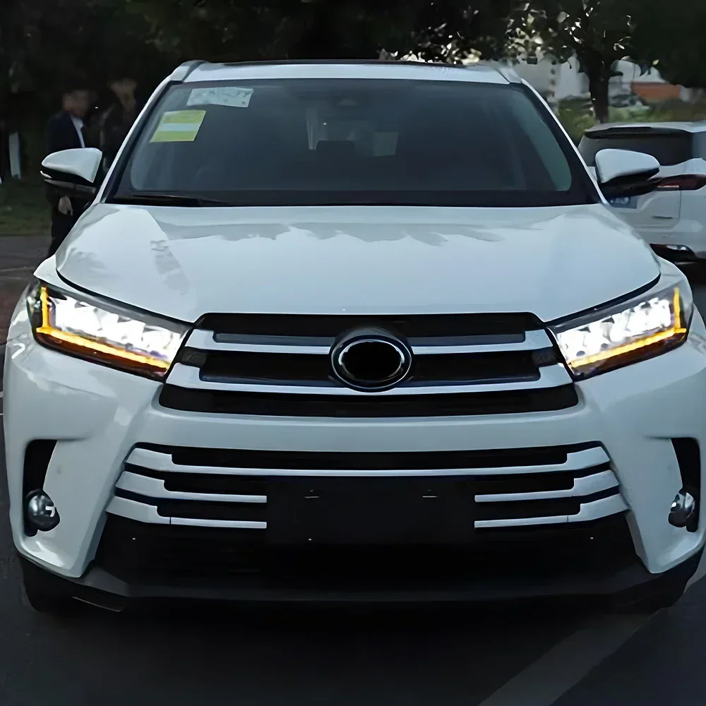 

For Toyota Highlander Kluger 2018-2021 Car Front lamps Upgrade Projector Lens Accessories LED Auto Headlights Assembly