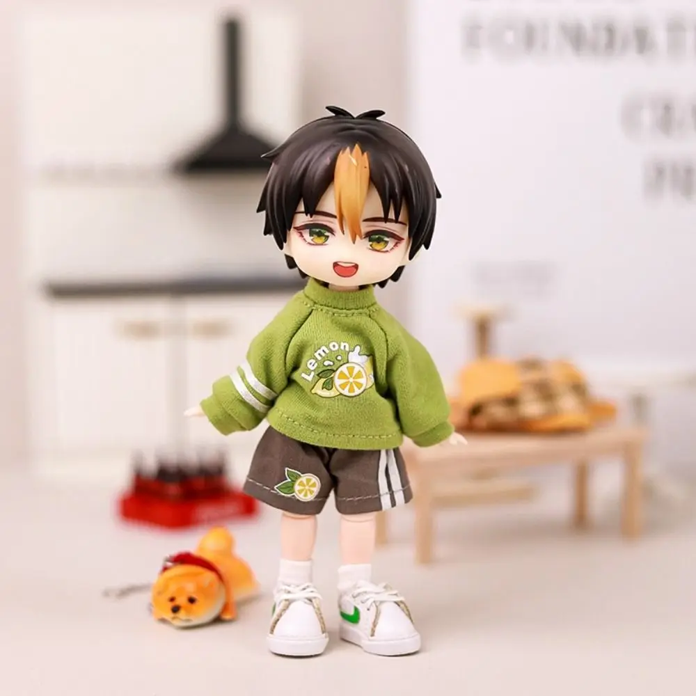 DIY Speelgoed Vrijetijdskleding OB11 Kleding Handgemaakte Decoratie Pop Hoodie Shorts Aankleden Doek Obitsu11 Outfit 1/12 Bjd