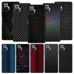 Carbon Fiber Phone Case For Xiaomi Redmi Note 12 11 10 9 9T 8 7 9s Pro Plus K50 K40 Gaming 10C 9C 9A Cover Coque Silicone Shell