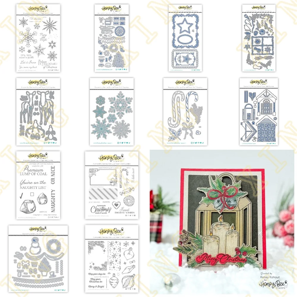 

Christmas Market Cart Deer New Metal Cutting Dies Scrapbook Diary Decoration Embossing Template Diy Greeting Card Handmade