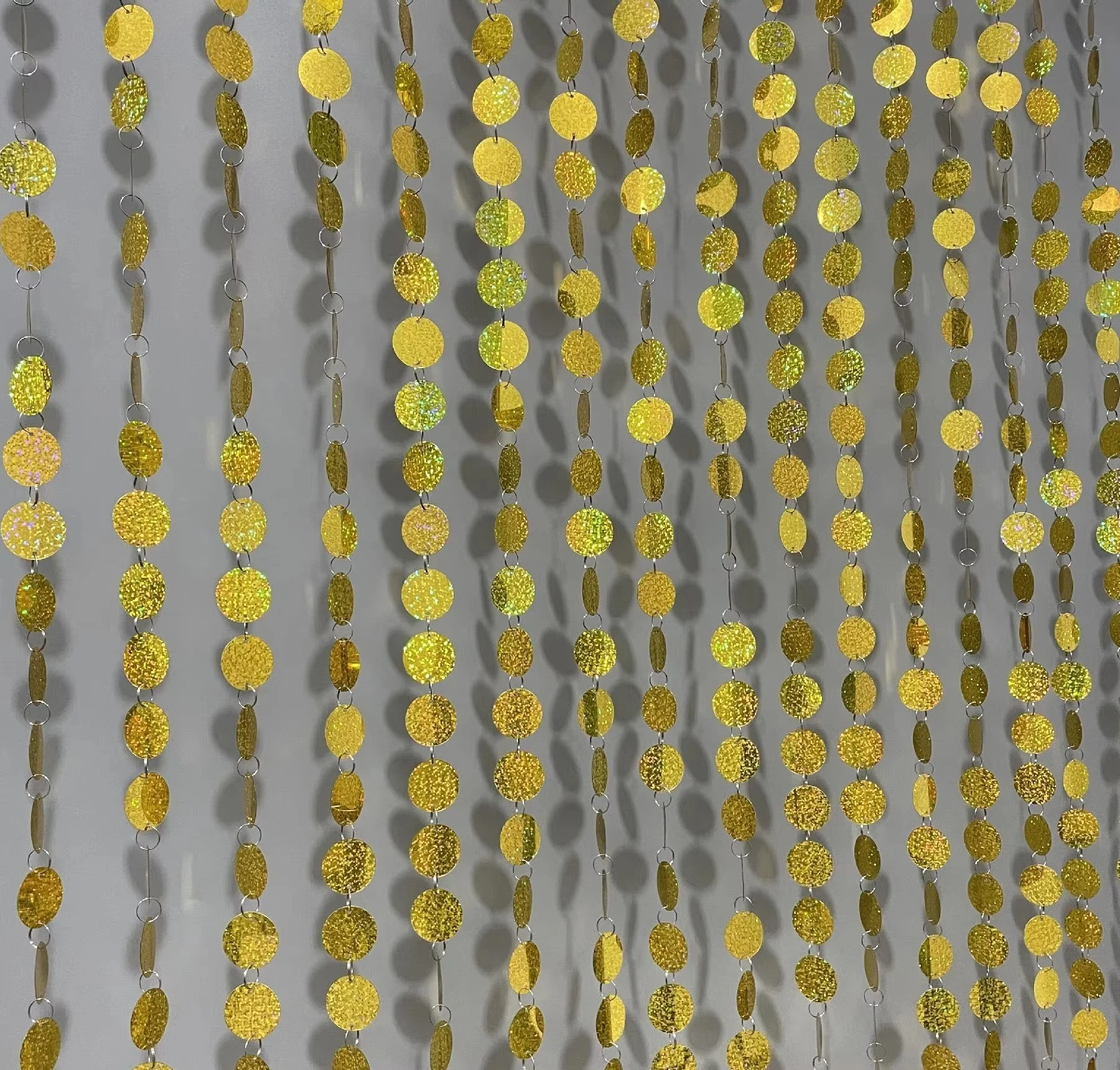 

100 Strips Sequins Hanging Foil Curtain Backdrop Birthday Party Home Valentine's Day New Year Background Decoration