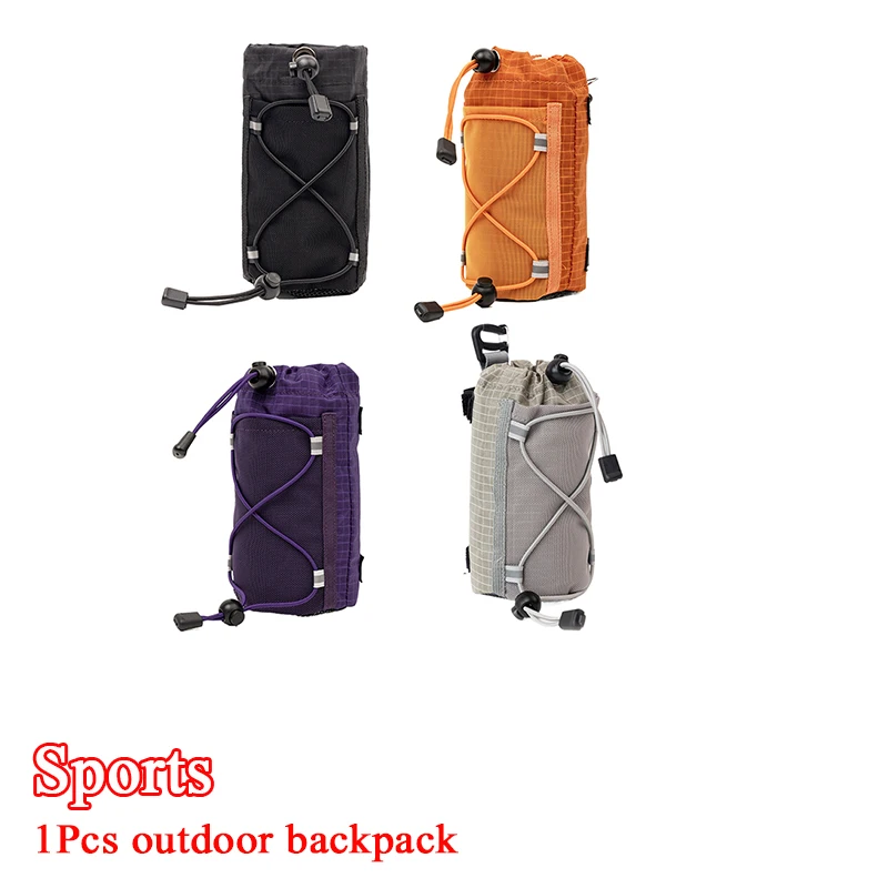 

1 шт., дорожная сумка для чайника для кемпинга, спортивный рюкзак на открытом воздухе, сумка на руку, подвесная сумка для мобильного телефона, походная сумка для хранения бутылки с водой, расширяющаяся