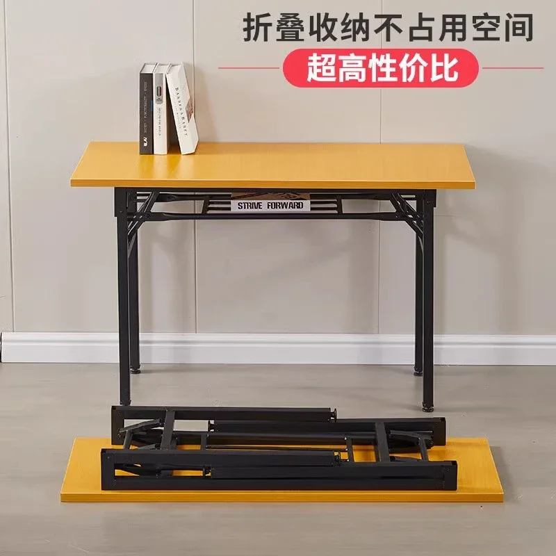 Simple folding conference, training strip, splicing, rectangular table, study desk, stall manicure
