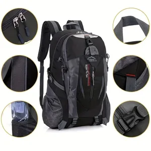 Männer im Freien im Freien Rucksack Großer Freizeitreisekapazität Spaziergänge Rucksack Dwater Proof Water Travel Mountain 12 Hauptverkaufstaschen - №9