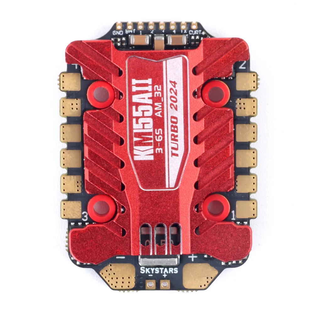 Skystars F722 Fly Tower Stack F7 Flight Controller Built-in OSD with AM32 55A 3-6S 4IN1 Brushless ESC for FPV Racing Drone
