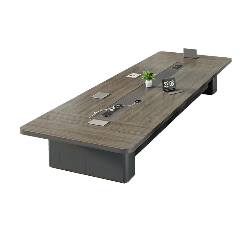 

New office conference table, modern minimalist conference room table and chair combination