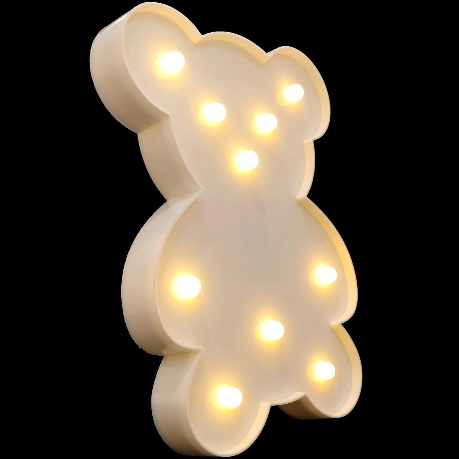 لطيف الدب LED ضوء الليل مصباح ديكور غرفة نوم الإضاءة الجمالية الحيوان ليلة مصباح لغرفة ديكور المنزل الطرف