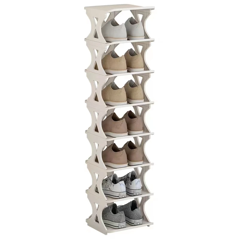 Multi-layer Shoe Rack Household Simple Narrow Storage Artifact Space-saving Dust-proof Shoe Cabinet Dormitory Indoor Shoe Shelf