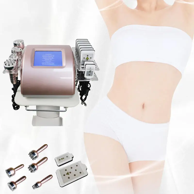 

Ultrasonic Cavitation 9 in 1 40K Vacuum Liposuction Slimming Machine Skin Tightening Lifting Body Shaper Massage Equipment