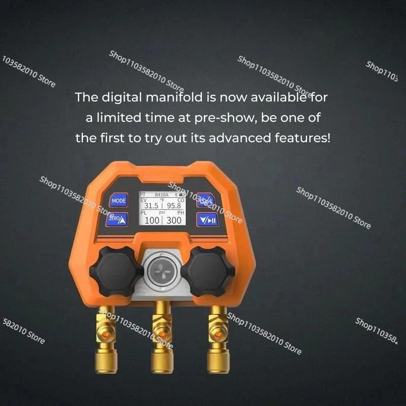 مقياس إضافة الفلور الرقمي لتبريد الثلج DMG-4B مقياس الضغط الإلكتروني #2