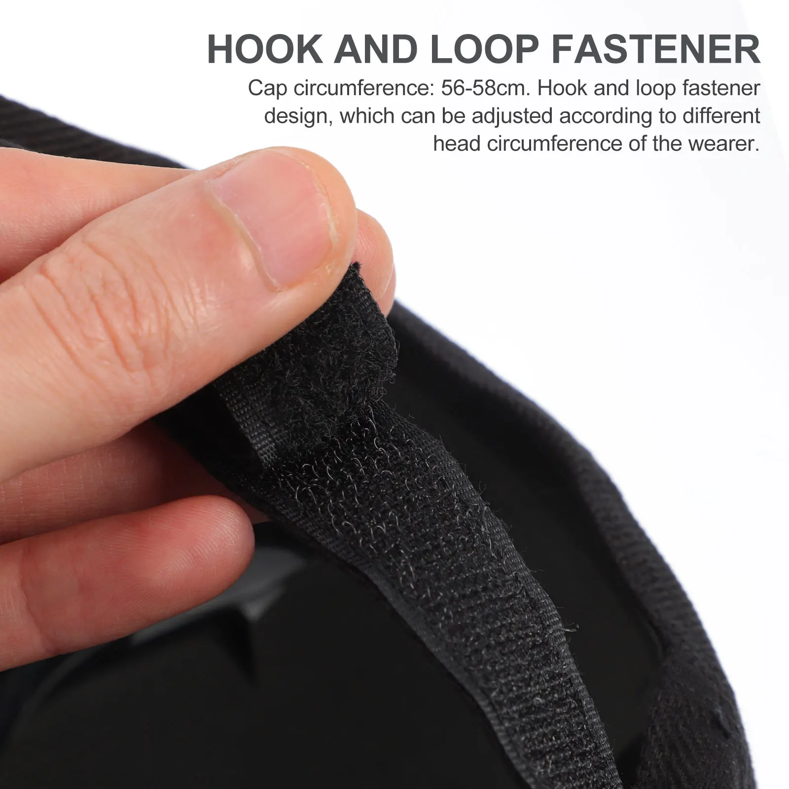 

Hat Lightweight ABS Shell Anti Collision Cap Hard Black Adjustable Size Fits Most Outdoor Labor Protection Use
