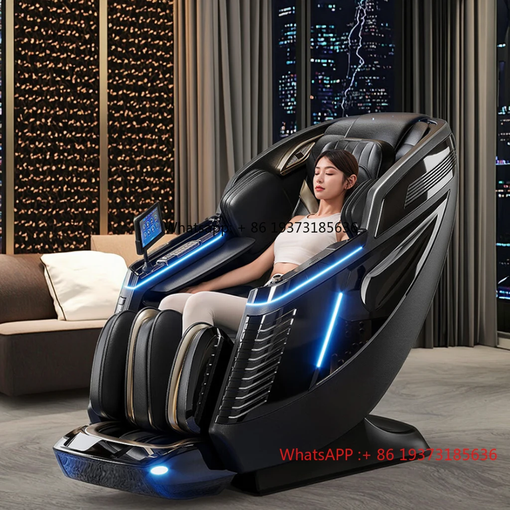 

Hot Sell 4D 3D zero Gravity Chair Dual Core Massager Full Body Massager Luxury SL Track Massage Chair Factory