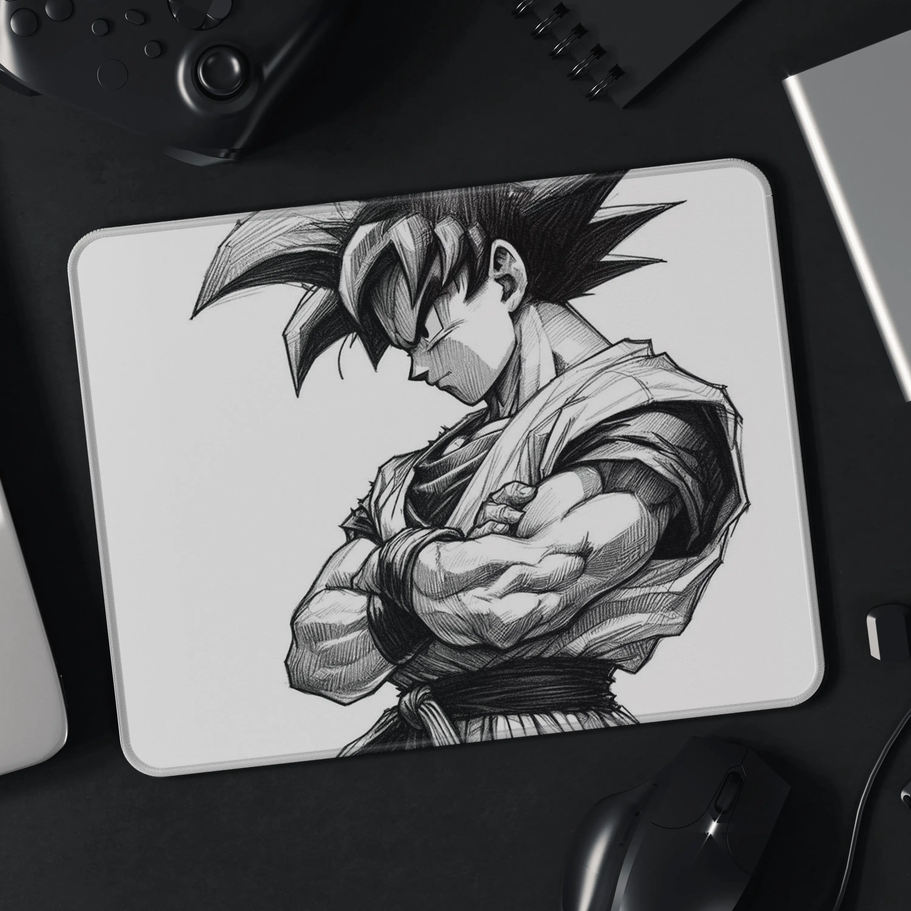Boys Office High Definition Animation Dragon Ball Printing Leather Mouse Pad New Son Goku Game Gaming Mouse Pad Vegeta Table Mat
