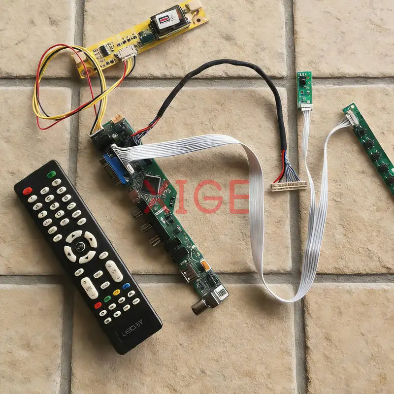 

Плата контроллера привода монитора подходит для M190PW01 MT190AW02 TM190MCS01 M190A1 2-CCFL 1440*900 USB + AV + VGA + HDMI 30-контактный комплект LVDS 1440x900