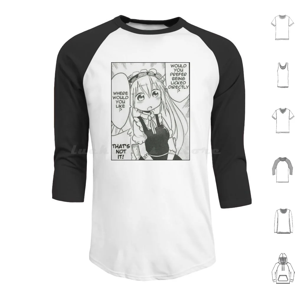 Miss Kobayashi's Dragon Maid-You You Prefer Being Licked Directly ? Hoodie Cotton Long Sleeve Dragon Maid Tohru Miss