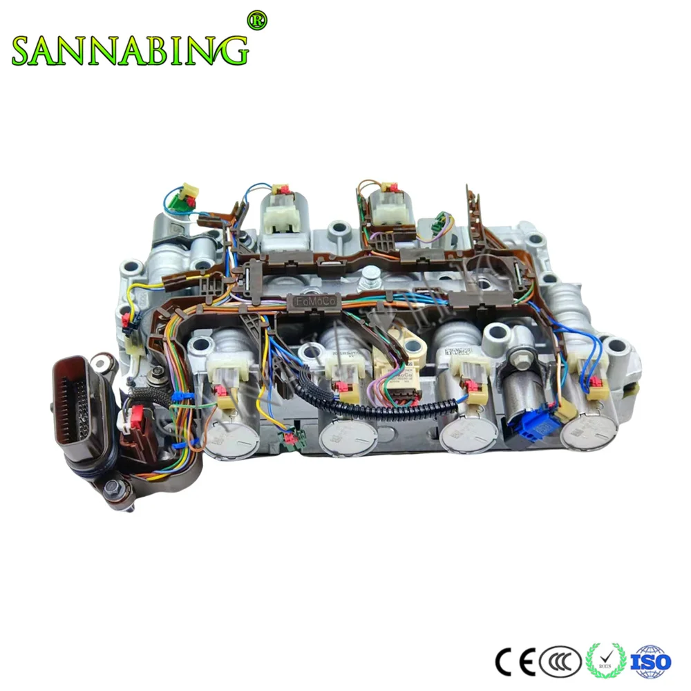 

8F24 8F35 8-Speed Automatic Transmission Control Unit Oil Circuit Control Valve Body With Coils And Wiring Harness For Ford.