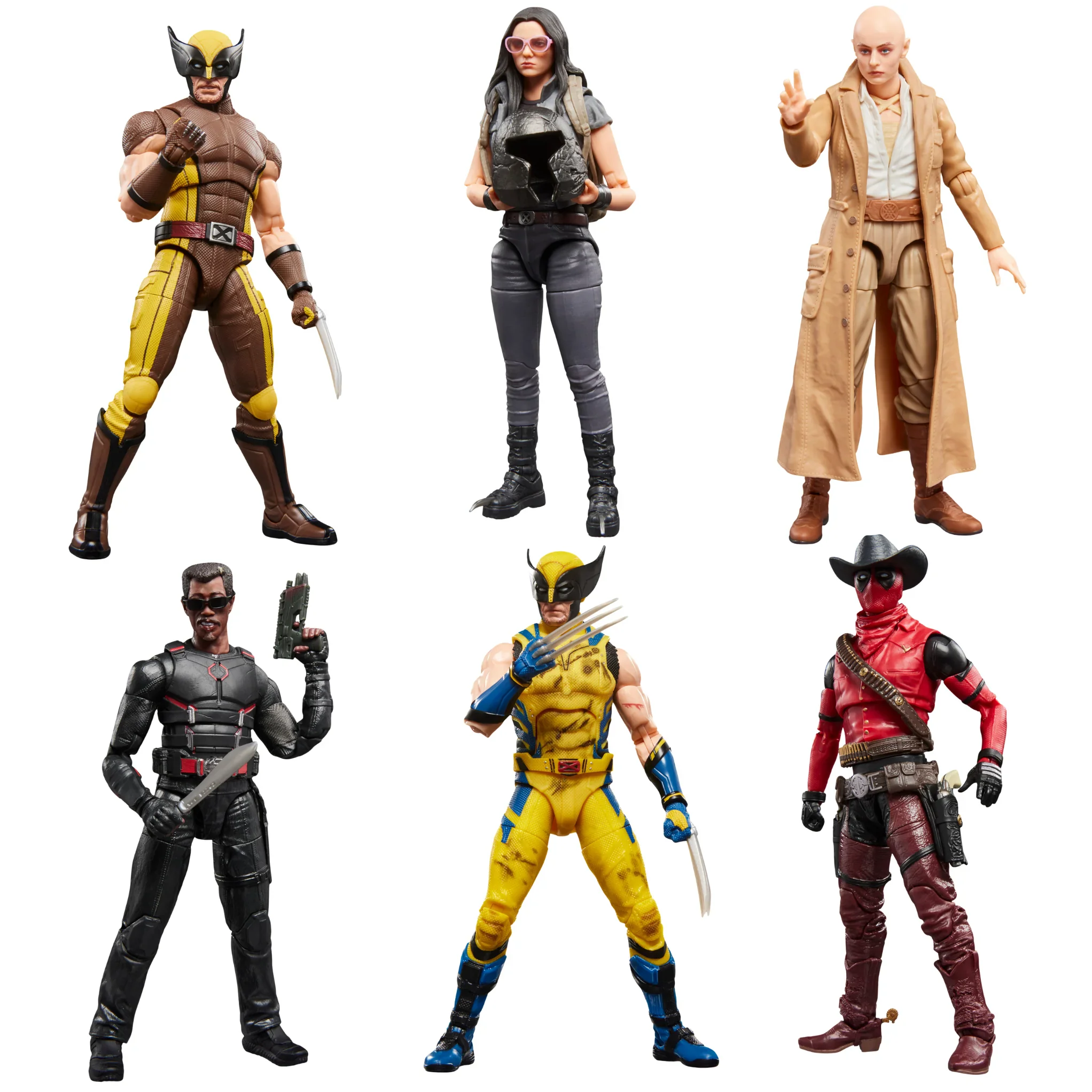 Figurine d'action Marvel Legends Wolverine X-23 Cassandra Nova Cowboypool Deadpool Movie 6 pouces