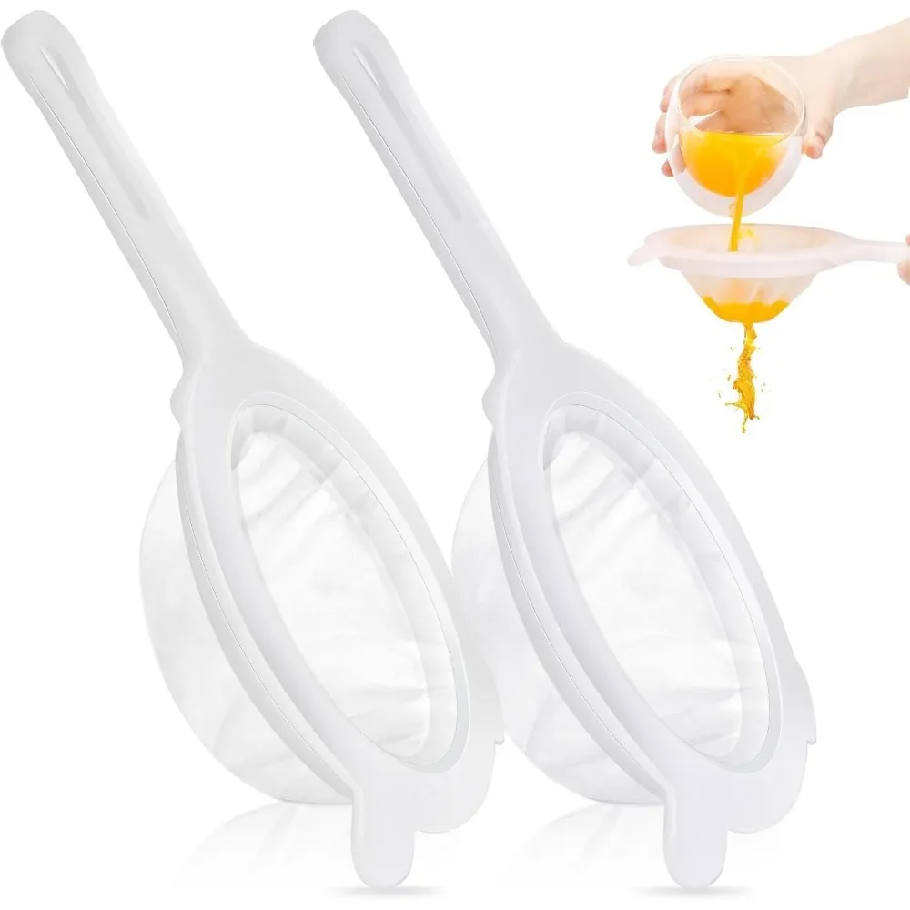 

Нейлоновый ультратонкий фильтр, пищевой фильтр, кухонный дуршлаг, легко чистящийся многоразовый фильтр, ложка, сито, кухонный гаджет, 100/200/400 меш