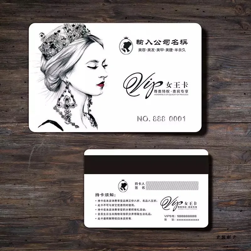 200pcs PVC Plastic Business Card Custom VIP Credit Membership Card Print Logo Gold Convex Barcode Waterproof on Both Sides Print