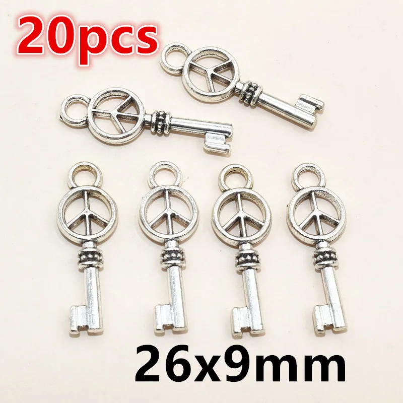 Antique Silver Plated Moon Sun Flower Charms for DIY