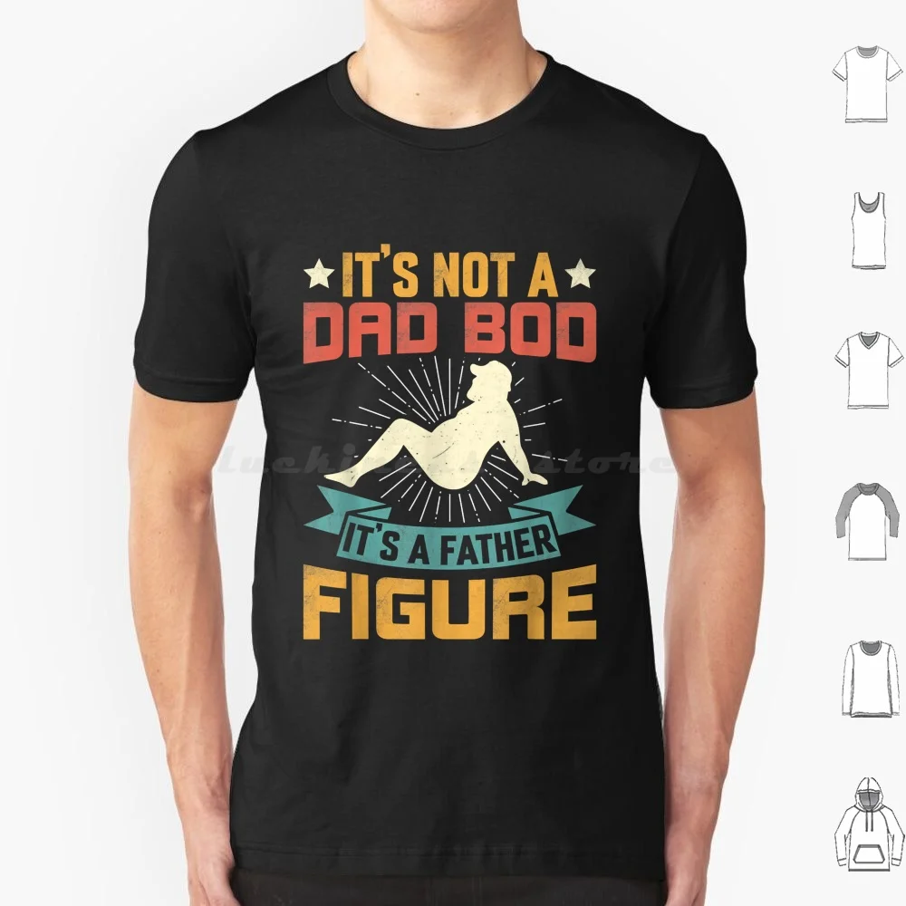 

Мужская футболка It's Not A Dad Bod It's Father Figure, винтажная футболка ко Дню отца, 6xl, хлопковая крутая футболка, мужская футболка Its Not A Dad Bod It Father