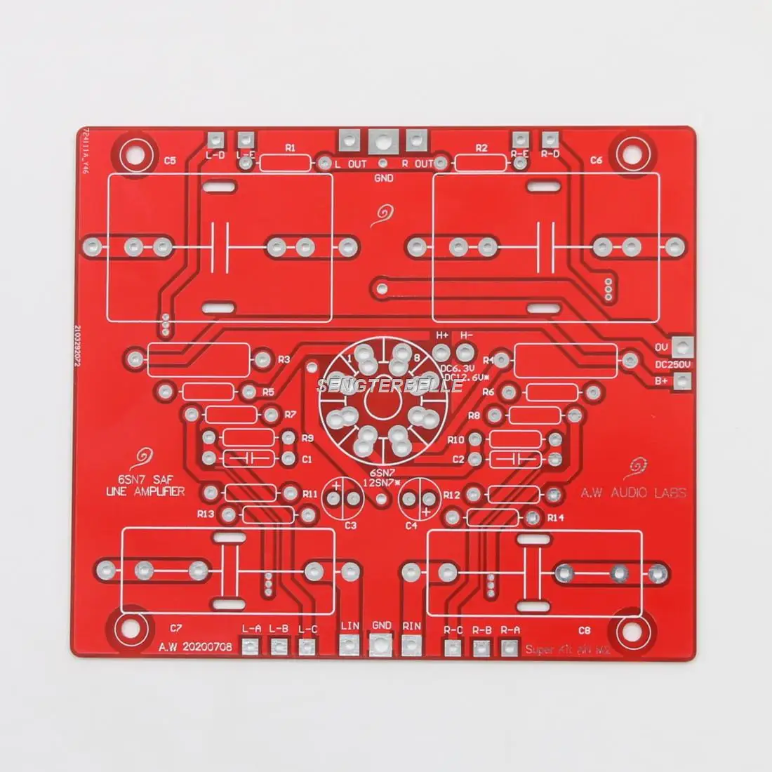 HiFi M2 6SN7 Tube Preamplifier Board PCB Home Audio Preamp PCB