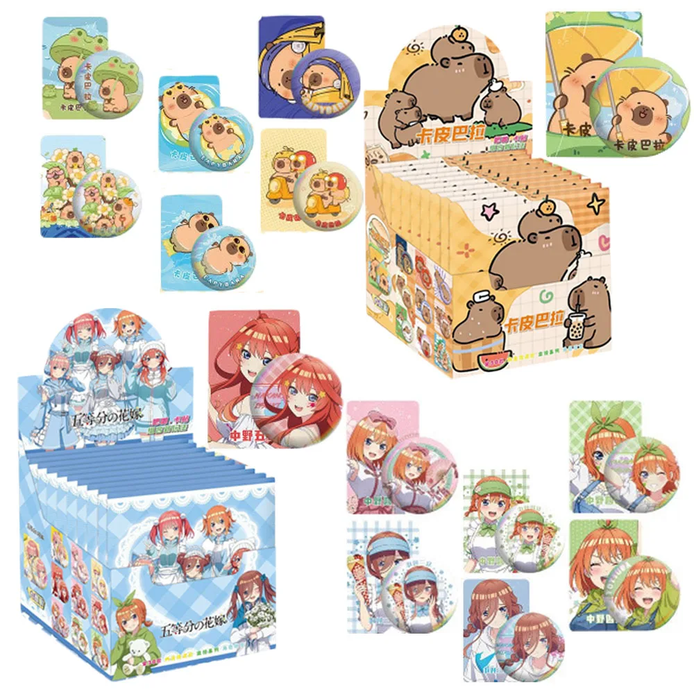 

Classic Japanese Anime Character Creative Circular Badge Transparent Craft Cards Collection Toys Children's Day Gifts for Fans