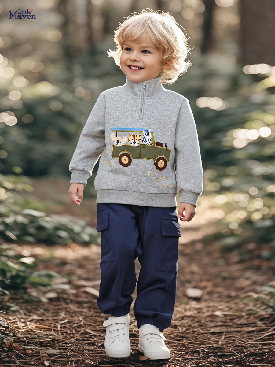 

Осенний новый детский свитер для мальчиков в Европе и США, детские топы с героями мультфильмов, детская повседневная одежда, футболка с длинными рукавами