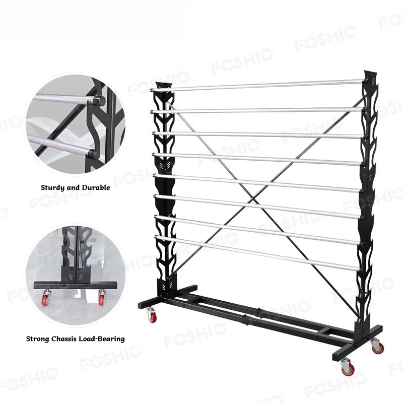 Uchwyty i stojaki ze stali nierdzewnej na rolki folii samochodowej do przyciemniania szyb, 20 sztuk.