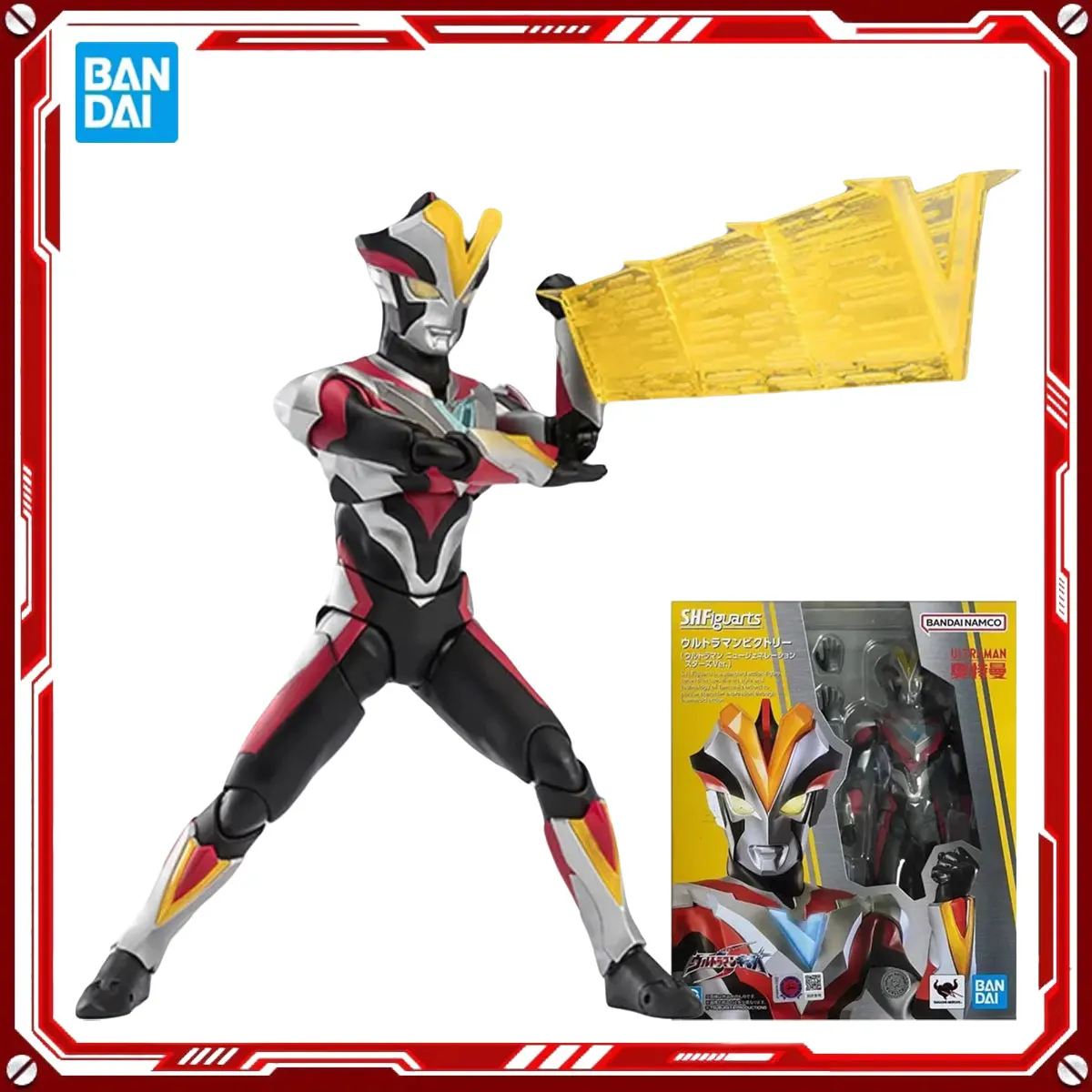 

Bandai Genuine Ultraman Anime Model Kits Toys SHF Ultraman Victory New Generation Action Figure Assembly Model Gift for Kids