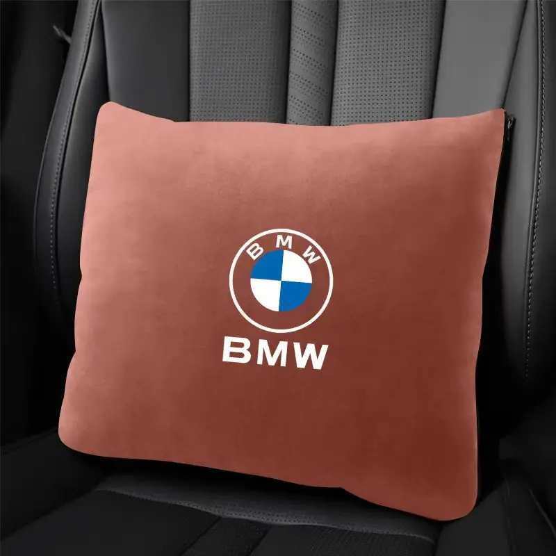 BMW bantal eksklusif, selimut, mobil dua dalam satu selimut eksklusif, lipat High-End AC di dalam mobil