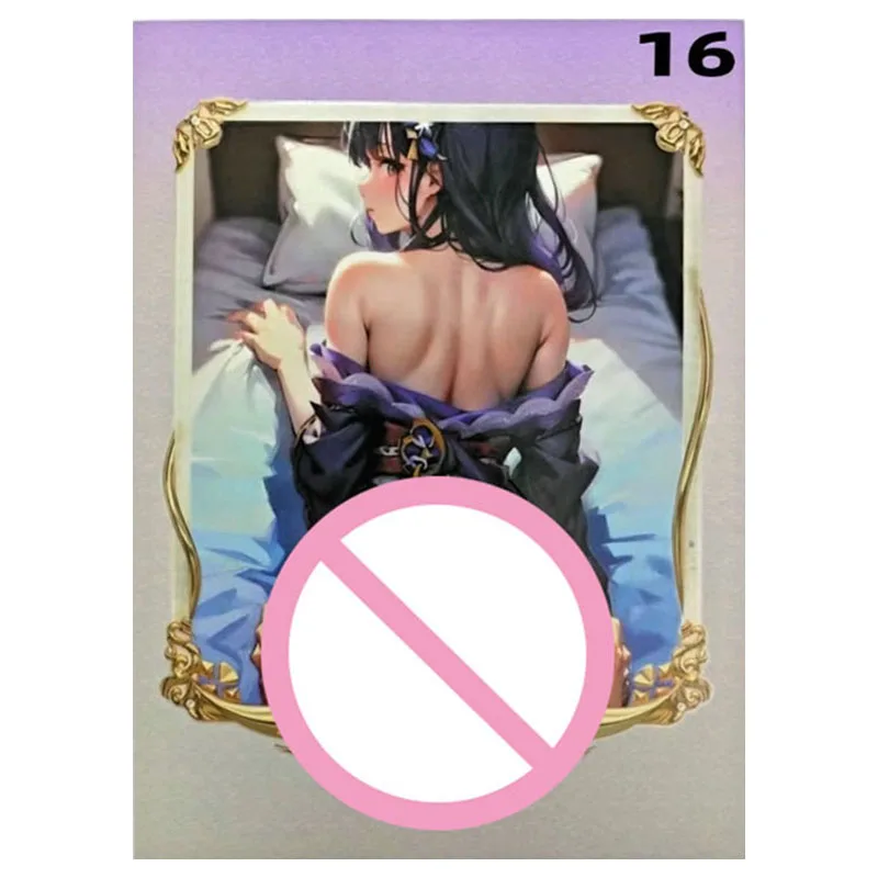 Tarjeta coleccionable PR rara de la historia de la diosa del Anime Kamisato Ayaka Nakano Miku Yae Miko Frieren Fubuki juguetes para niños regalo de cumpleaños