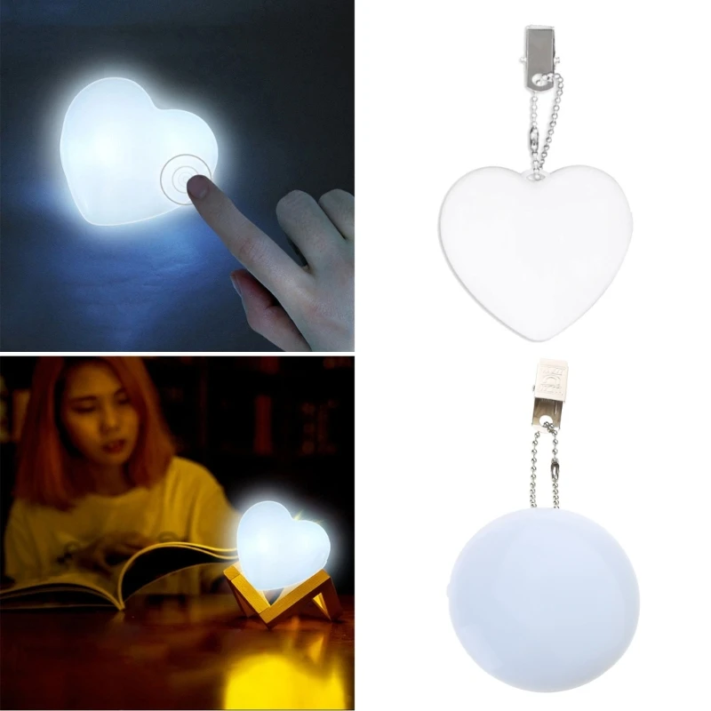 Heart Round Shaped Handbag Light Purse Heart LED Light for Women Shoulder Bag Purse Lights  Auto Touch Sensors