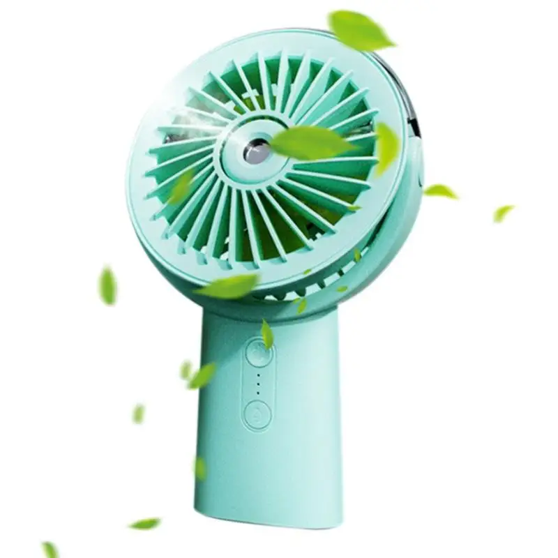 4000mAh Rechargeable Cooling Mist Fan Portable Handheld Misting Fan Handheld 3 Speeds Water Spray Adjustable Water Mister Fan