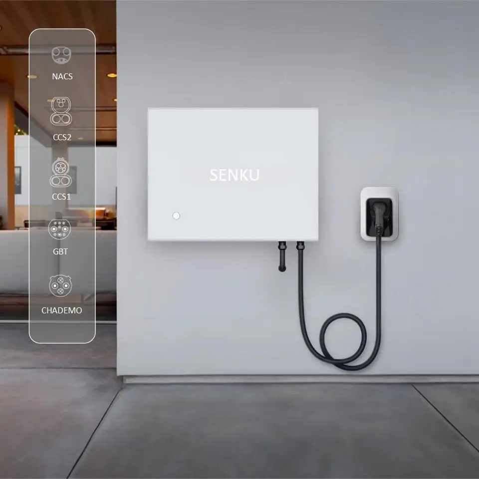 

Для CCS1 CCS2 GBT CHADEMO Tesla домашнее зарядное устройство быстрая зарядка автомобильное зарядное устройство электрическая настенная зарядная станция
