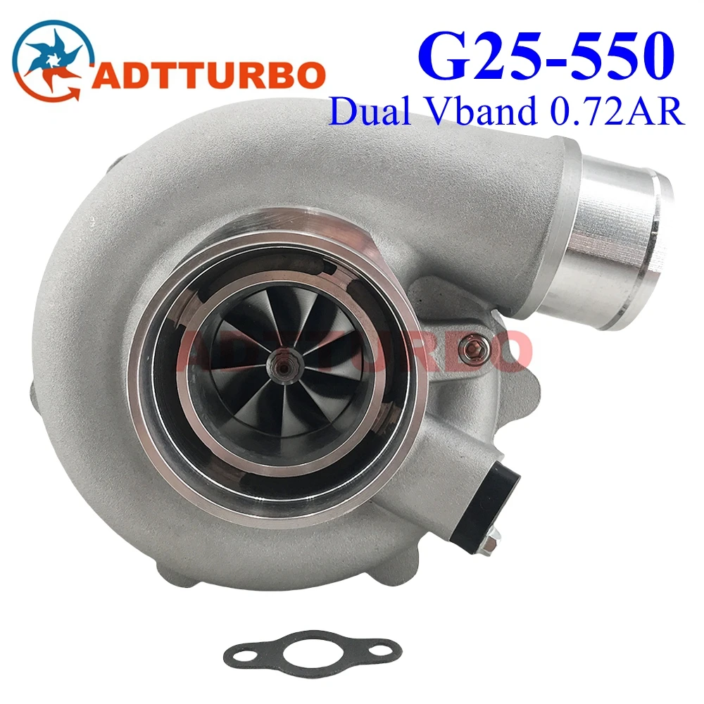 

Turbo 877895 877895-5003S 740902 858161 Performance Turbine G25-550 G25 550 48mm 0.72AR Dual VBand 550 HP 1.4L-3.0L Ball Bearing